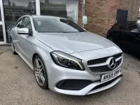 Used Mercedes A200 AMG line 136 HP (100 kW) 2015 Silver Hatchback