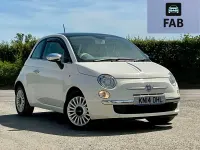 Used Fiat 500 Lounge 69 HP (50 kW) 2014 White Hatchback