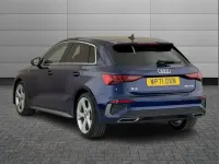 Used Audi A3 S-Line 147 HP (108 kW) 2021 Blue Sedan