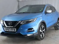 Used Nissan Qashqai Tekna+ 116 HP (85 kW) 2017 Blue SUV