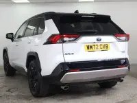 Used Toyota RAV4 Hybrid 2022 White and black SUV