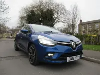 Used Renault Clio Dynamique 120 HP (88 kW) 2018 Blue Hatchback