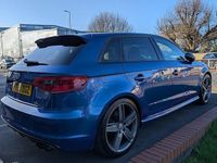 Used Audi S3 Sportback Design 300 HP (220 kW) 2016 Sepang blue Hatchback