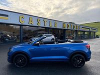 Used VW T-Roc Cabriolet R-line 150 HP (110 kW) 2020 Blue Cabriolet