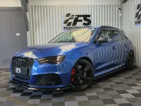 Begagnad Audi RS3 Comfort 367 HK (269 kW) 2015 Blå Sedan