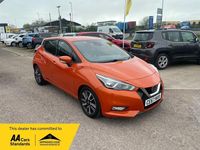 Begagnad Nissan Micra Acenta 90 HK (66 kW) 2017 Orange Halvkombi