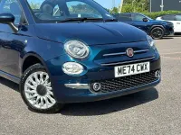 Used Fiat 500C S 70 HP (51 kW) 2025 Blue Cabriolet
