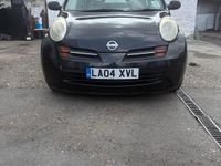 Used Nissan Micra 2004 Black Hatchback