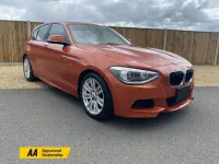 Used BMW 116 M Sport 136 HP (100 kW) 2014 Orange Hatchback