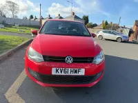 Used VW Polo Match 60 HP (44 kW) 2011 Red Hatchback