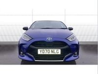 Used Toyota Yaris Hybrid 116 HP (85 kW) 2020 Blue Hatchback