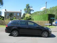 Used VW Golf VII SE 115 HP (84 kW) 2017 Black Estate