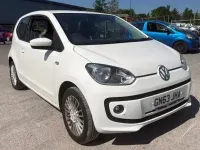 Used VW up! high up! 75 HP (55 kW) 2013 White Hatchback