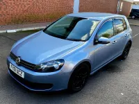 Used VW Golf VI Match 105 HP (77 kW) 2011 Blue Hatchback
