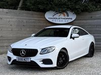 Used Mercedes E300 AMG line 245 HP (180 kW) 2018 White Coupe