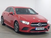 Used Mercedes A200 AMG line 163 HP (119 kW) 2019 Red Hatchback