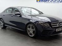 Used Mercedes E220 AMG line 194 HP (142 kW) 2017 Blue Sedan