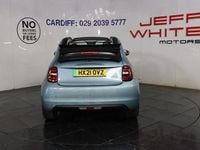 Used Fiat 500e Star 86 kW (118 HP) 2021 Blue Cabriolet