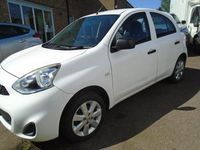 Begagnad Nissan Micra Visia 2015 Vit Halvkombi