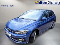 Used VW Polo R-line 115 HP (84 kW) 2019 Blue Hatchback