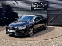 Used Audi A3 Cabriolet S-Line 150 HP (110 kW) 2015 Black Cabriolet