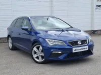 Used Seat Leon FR 150 HP (110 kW) 2020 Blue Estate