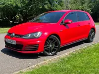 Used VW Golf VII GTD 181 HP (133 kW) 2015 Red Hatchback