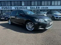 Used Lexus CT200h Luxury Line 136 HP (100 kW) 2017 Black Hatchback