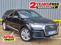 Used Audi Q7 S-Line 218 HP (160 kW) 2017 Black SUV