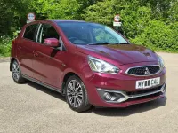 Usado Mitsubishi Mirage 2019 Roxo Citadino