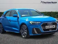 Used Audi A1 Sportback S-Line 116 HP (85 kW) 2020 Blue Hatchback