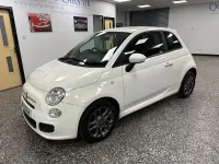 Used Fiat 500 S 69 HP (50 kW) 2015 White Hatchback