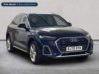 Used Audi Q5 S-Line 204 HP (150 kW) 2021 Blue SUV