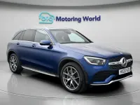 Used Mercedes GLC300 AMG line 272 HP (200 kW) 2020 Blue SUV