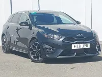 Used Kia Ceed GT-Line 158 HP (116 kW) 2022 Black Hatchback