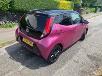 Used Toyota Aygo X-cite 72 HP (52 kW) 2018 Purple Hatchback