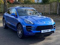 Used Porsche Macan Turbo Performance Package 2018 Blue SUV