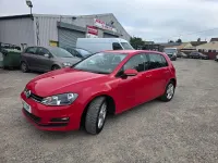 Used VW Golf VII Edition 110 HP (80 kW) 2017 Red Hatchback