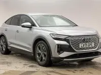 Used Audi Q4 e-tron 150 kW (204 HP) 2021 Silver SUV
