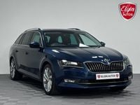 Used Skoda Superb SE L Executive 150 HP (110 kW) 2017 Blue Estate