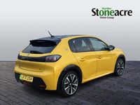 Used Peugeot e-208 Premium 100 kW (136 HP) 2021 Yellow Hatchback