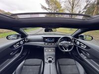 Begagnad Mercedes E220 AMG Line Premium Plus 2017 Blå Sportkupé