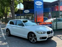 Used BMW 118 Sport Line 150 HP (110 kW) 2017 White Hatchback
