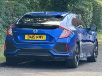Used Honda Civic SR 126 HP (92 kW) 2019 Blue Hatchback