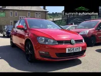 Used VW Golf VII Match 147 HP (108 kW) 2015 Red Hatchback