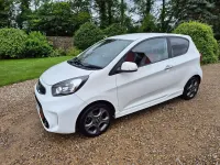 Used Kia Picanto 84 HP (61 kW) 2016 White Hatchback
