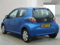 Used Toyota Aygo 68 HP (50 kW) 2010 Blue Hatchback