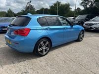 Used BMW 118 Sport Line 136 HP (100 kW) 2018 Blue Hatchback