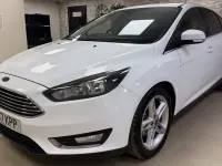 Used Ford Focus Titanium 125 HP (91 kW) 2017 White Hatchback