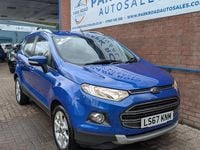 Used Ford Ecosport Titanium 95 HP (69 kW) 2017 Blue SUV